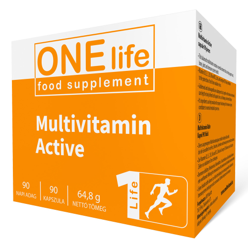 ONE LIFE Multivitamin AKTÍV 90 db kapszula