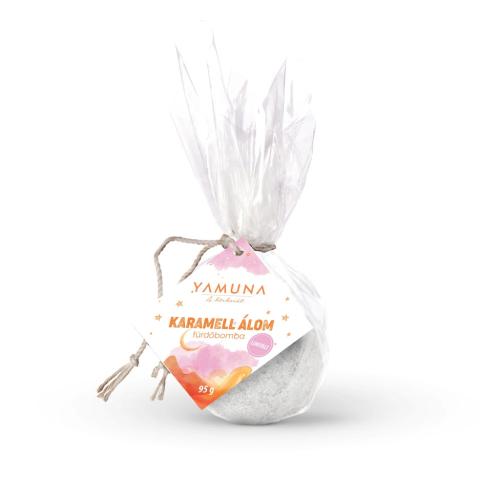 Yamuna fürdőbomba Karamell álom 95g