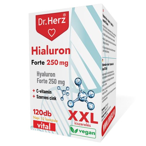 Dr Herz Hialuron Forte 250 mg kapszula 120 db XXL