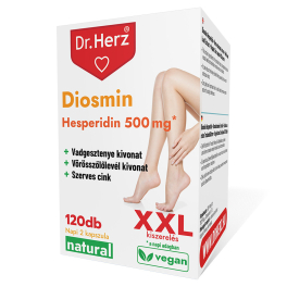 DR Herz 120 Diozmin Heszperidin 500 mg kapszula doboz XXL