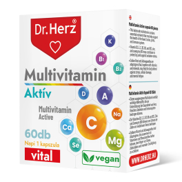 DR Herz Multivitamin AKTÍV 60 db kapszula doboz