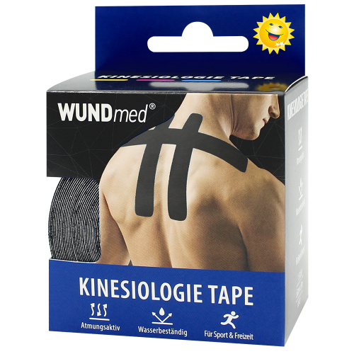 WundMed Kinesio tape(szalag)5cmx5m Fekete