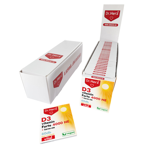 DR Herz D3-vitamin 4000 NE 15 db kapszula /Bliszter/ 