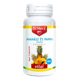 Dr Herz Ananász Papaya kapszula 60 db 