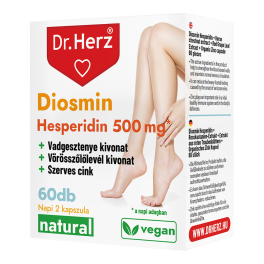 Dr Herz Diosmin Hesperidin 500 mg kapszula 60 db DOBOZOS