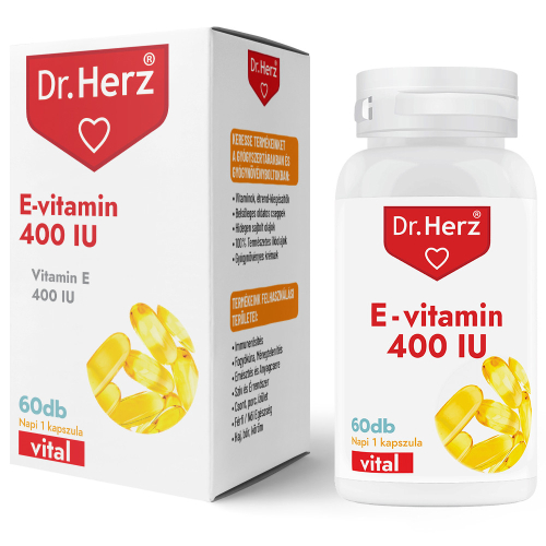 Dr Herz E-vitamin 400IU lágyzselatin kapszula 60 db