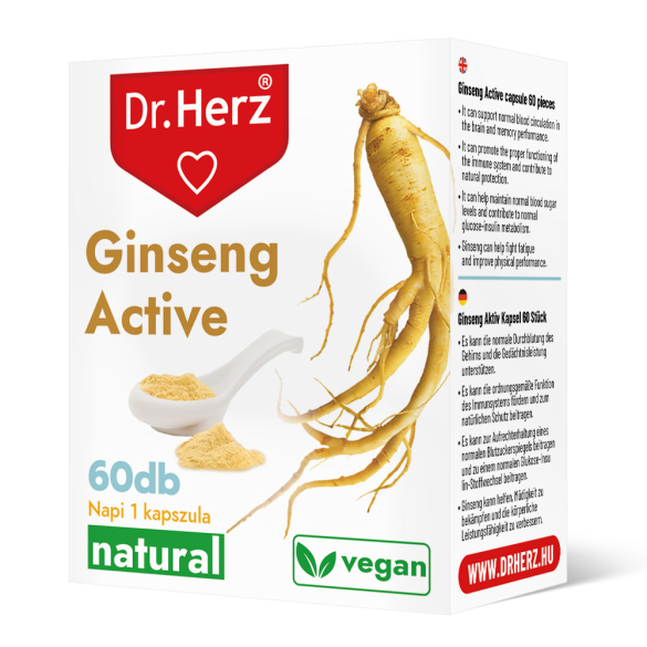 DR Herz Ginseng Active 60 db kapszula