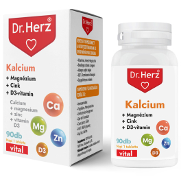 Dr Herz Kalcium+Magnézium+Cink+D3 tabletta 90db  
