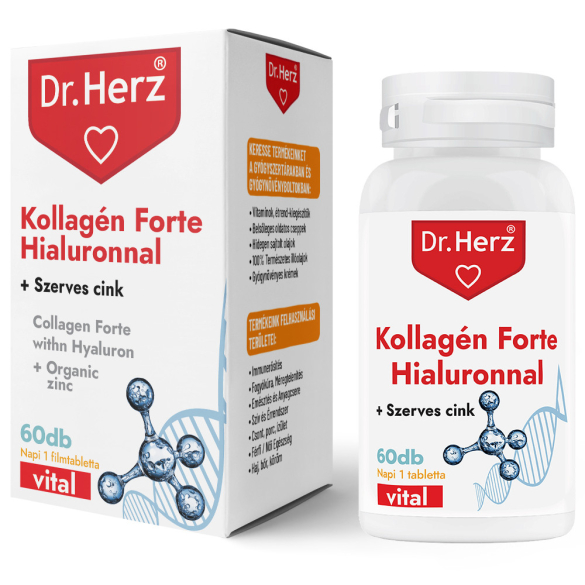 Dr. Herz Kollagén Forte Hialuronnal tabletta 60 db