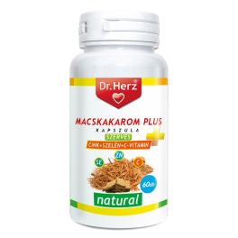   Dr Herz Macskakarom+Szerves Cink+Szelén+C vitamin kapszula 60db 