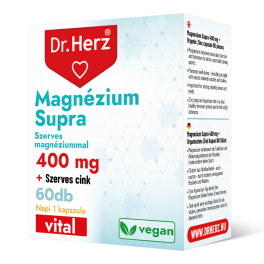  Dr Herz Magnézium Supra 400 mg + Szerves Cink kapszula 60 db 