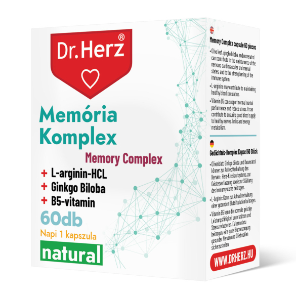 DR Herz Memória Komplex 60 db kapszula
