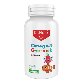 Dr Herz Omega-3 Gyerek lágyzselatin kapszula 60 db