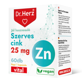 DR Herz Szerves Cink 25 mg kapszula 60 db 