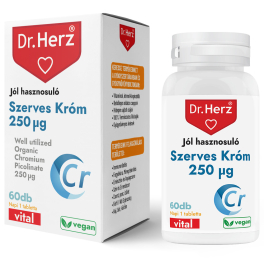 Dr Herz Szerves Króm-pikolinát 250 µg tabletta 60 db  