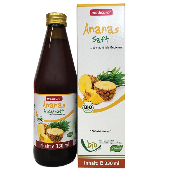 Medicura Ananász 100% Bio gyümölcslé 330ml