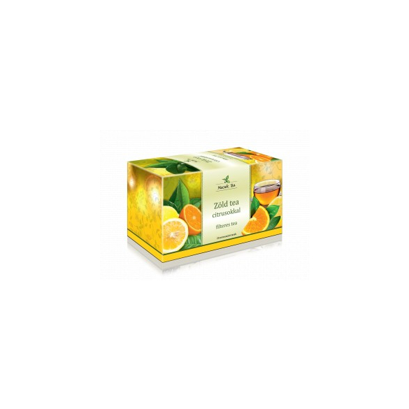 MECSEK Zöld tea citrusokkal filteres