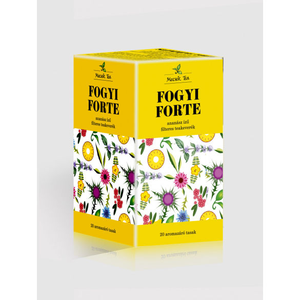 MECSEK Fogyi Forte ananász ízű filteres tea 20db