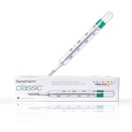   Lázmérő  lerázóval / Higanymentes / Geratherm /EP kártyára adható/