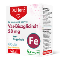 DR Herz Vas-biszglicinát 28 mg 60 db kapszula doboz