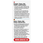 DR Herz Ananász + Papaya + Noni + C-vitamin 60 db kapszula doboz