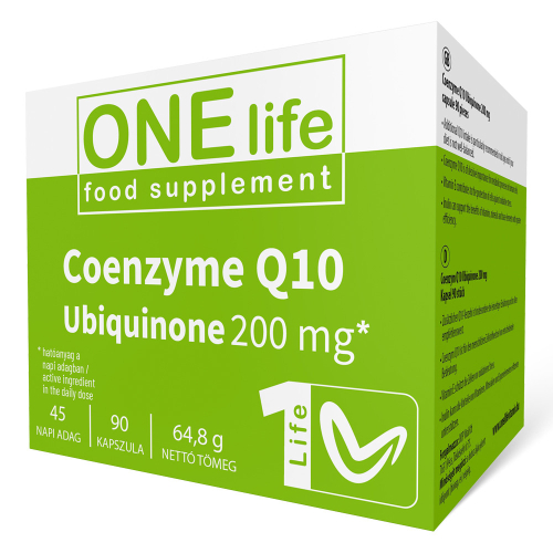 ONE LIFE Koenzim Q10 100 mg 90 db kapszula